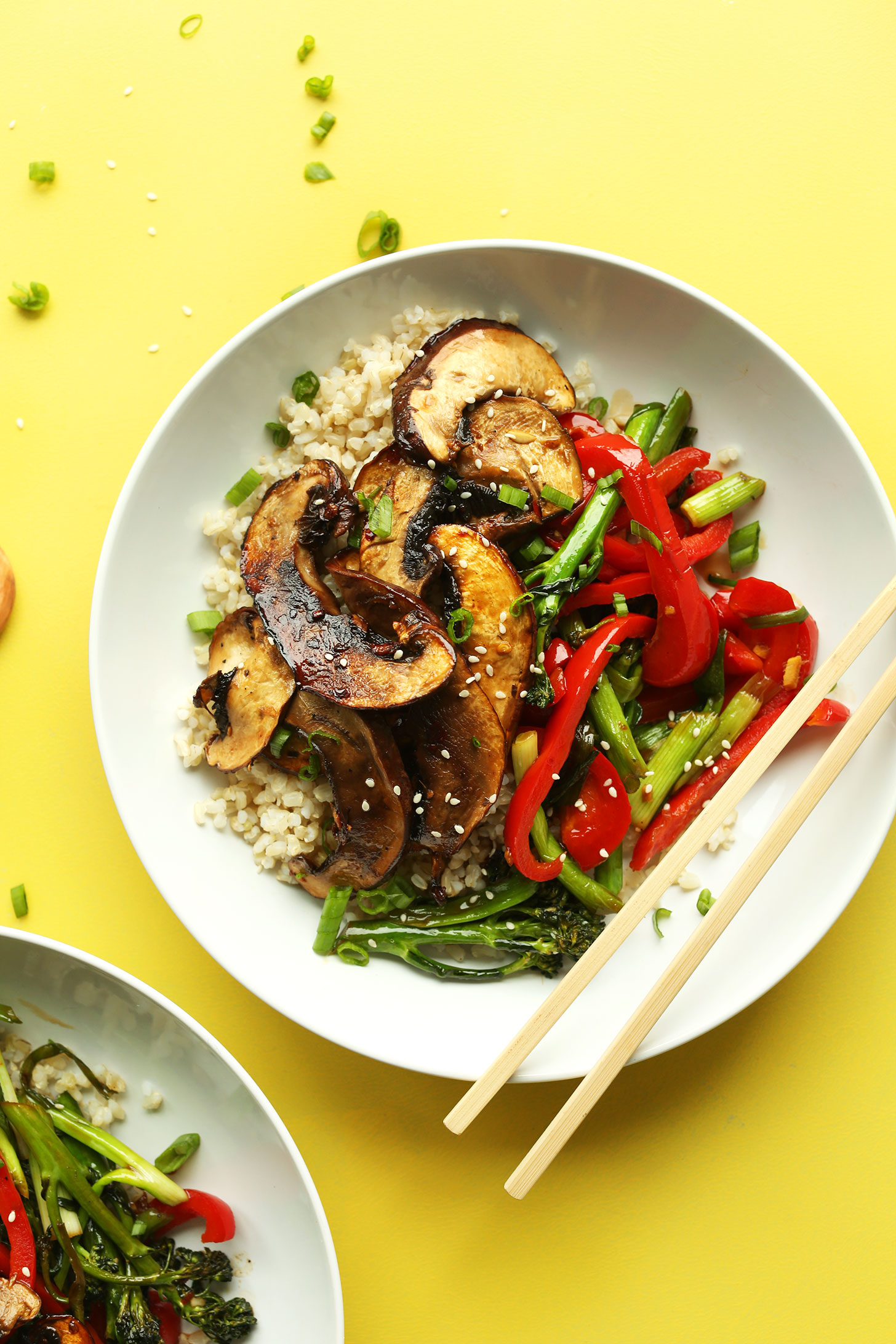 30 Minute Portobello Mushroom Stir-Fry