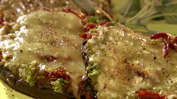 Food Network's Grilled Stuffed Portobello Mushrooms