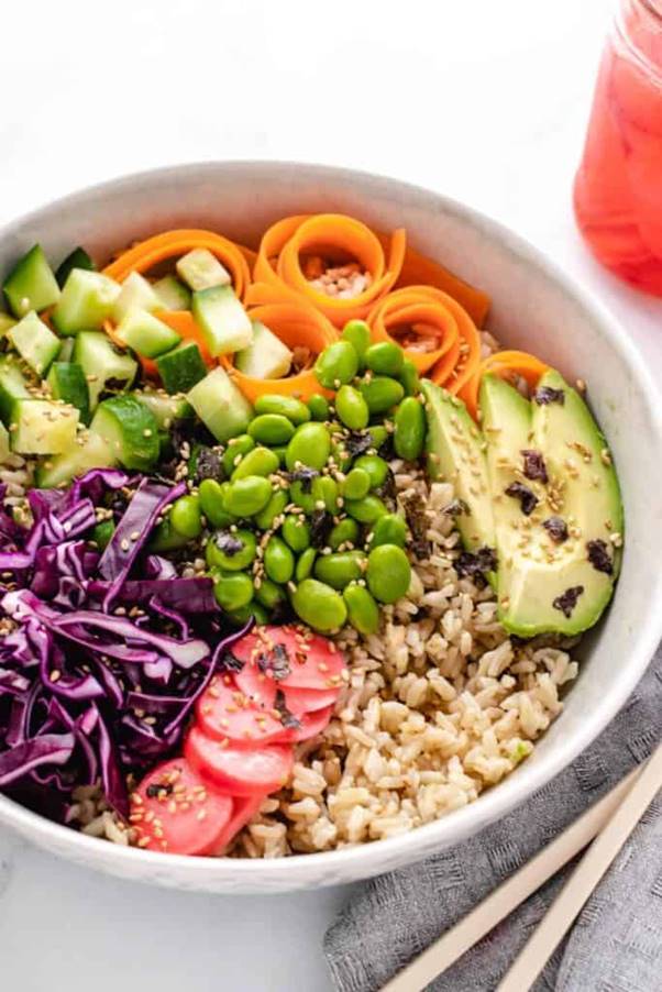Deconstructed Sushi Bowl (Vegan)