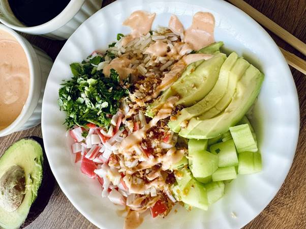 Crunch Roll Sushi Bowl