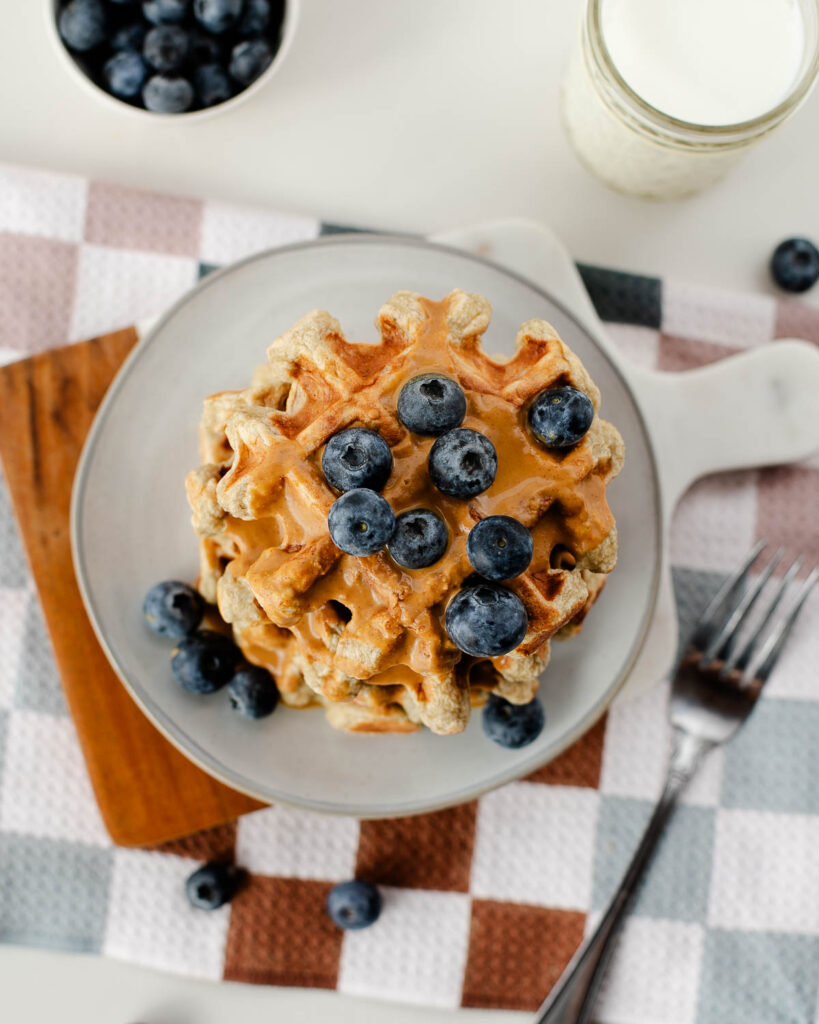High Protein Almond Flour Waffles